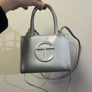 telfar mini silver